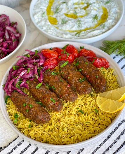 Oven baked kofta kebabs 