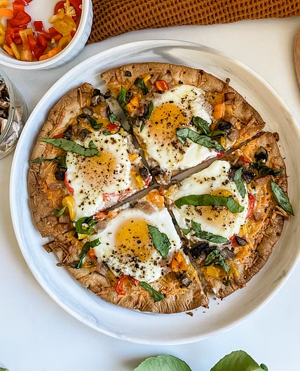 Gluten Free Breakfast Pizza