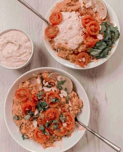 Tomato Lentil Dahl - Nourish Your Glow