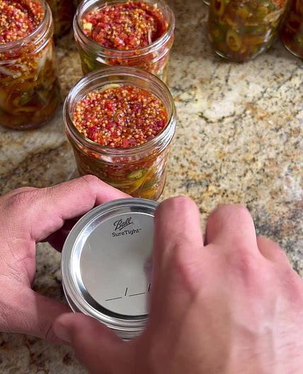 Backyard Pickled Peppers