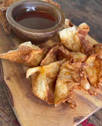 Crawfish Boudin Rangoon