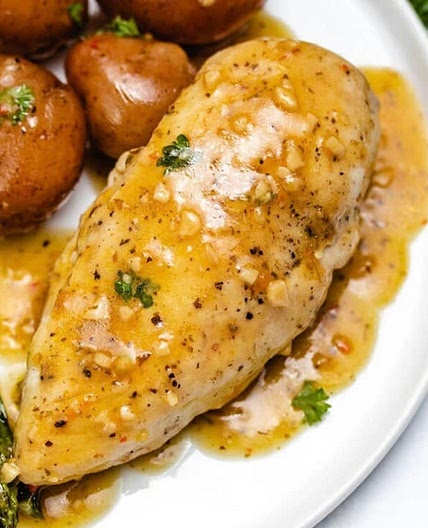 Lemon Garlic Instapot Chicken and Potatoes