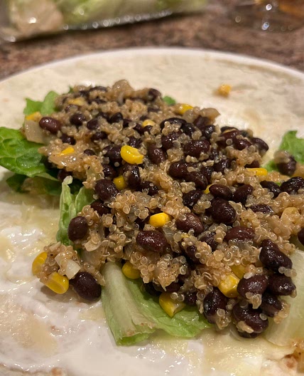 Quinoa and Black Bean Burritos