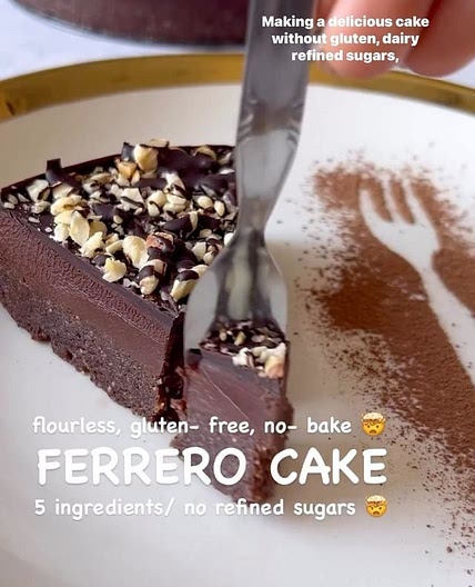GÂTEAU FERRERO VEGAN