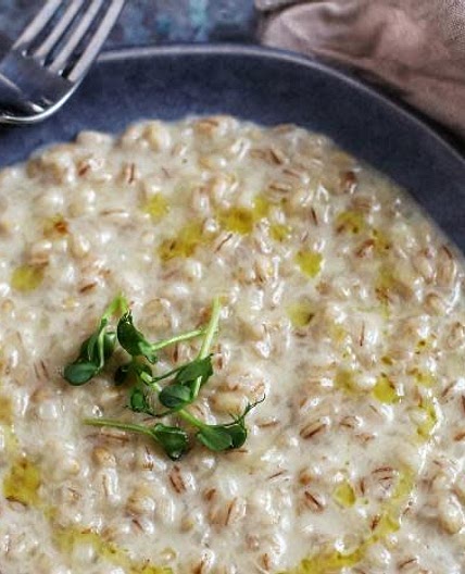 RISOTTO DE ORZO CON IDIAZABAL