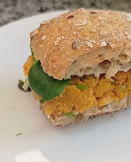 Vegan Chickpea Sandwich!