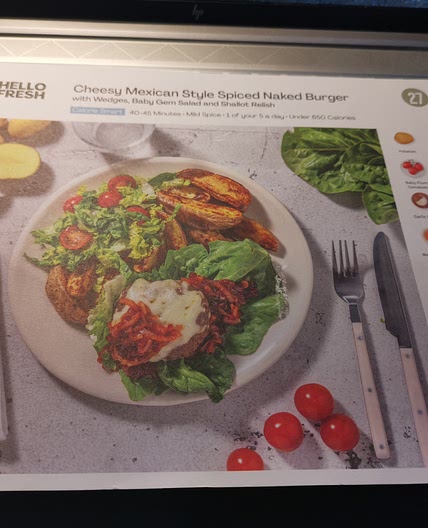 27. Cheesy Mexican Style Spiced Naked Burger