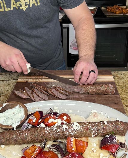 Gyro Style Lamb Kabobs