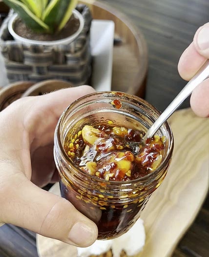 Fermented Garlic Hot Honey