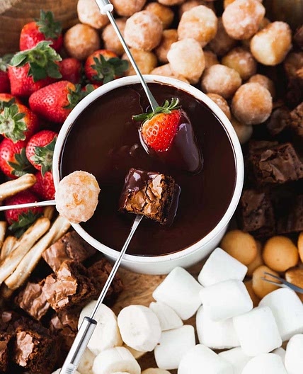 The Best Chocolate Fondue