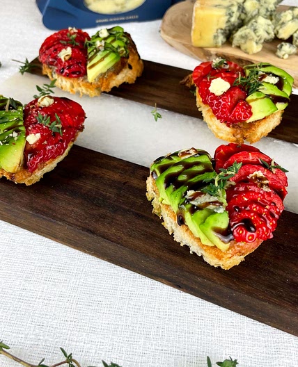 Stilton Crostini