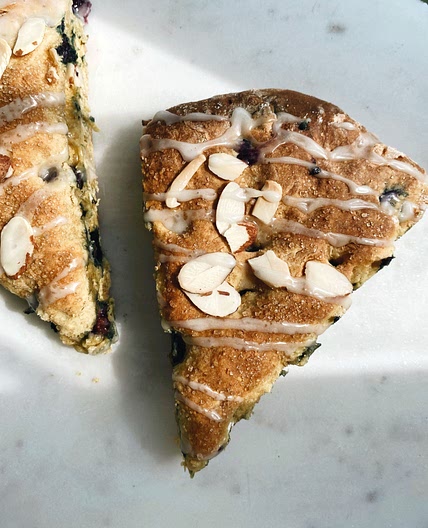 Earl Grey Blackberry Scones