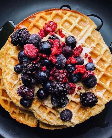 Clementine Ricotta Waffles