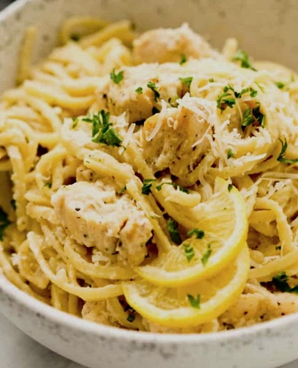 Lemon Chicken and Pasta