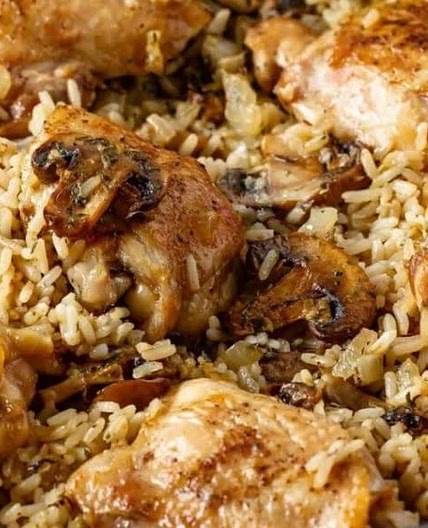 Chicken & Basmati Mushroom Rice