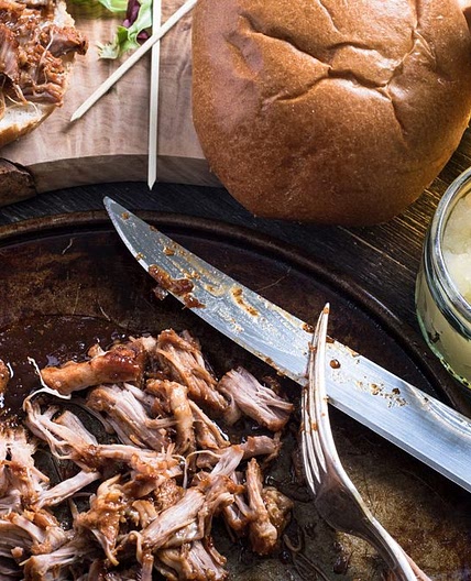 Pork and Apple Burgers with Chili Sauce