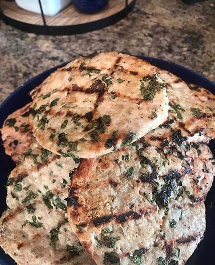 Cilantro Lime Chicken Burgers