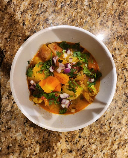 Indian Turkey Veg Soup
