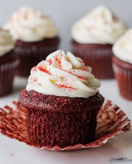 Gluten Free Dairy Free Red Velvet Cupcakes