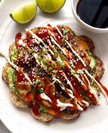 TERIYAKI CHICKEN CRISPY RICE WAFFLE
