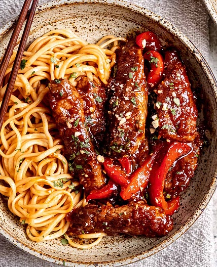 30 Minute Easy Crispy Chilli Beef