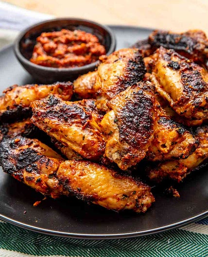 Grilled Turkish-Style Chicken Wings