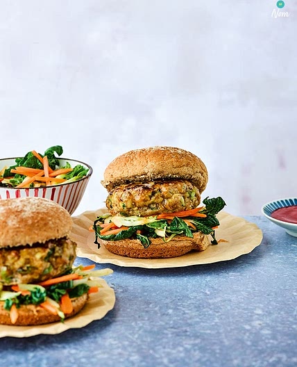 Char Sui Pork Burgers