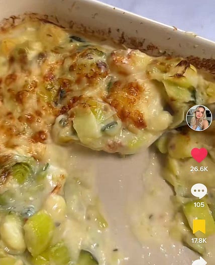 Gnocci and Leek Bake