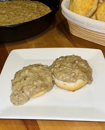 Vegetarian Sausage Gravy And Biscuits