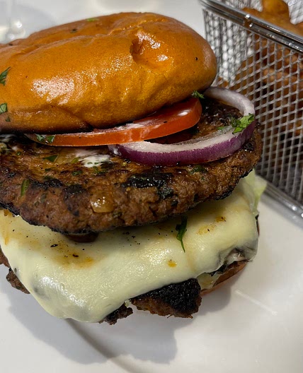 Indian Spiced Smash Burger