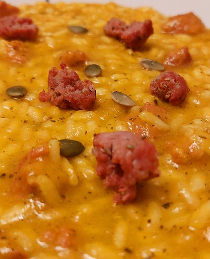 Risotto - Pumpkin and italian sausage