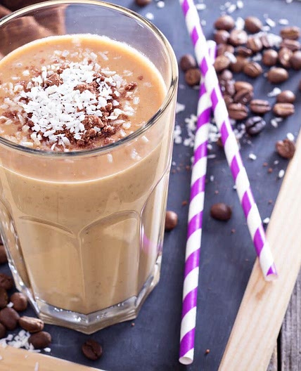 Shake protéiné au café