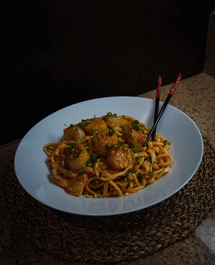 Creamy Kimchi Udon
