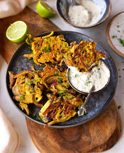 Indian Onion Bhaji gluten free snack
