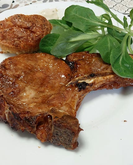 Côtes de porc à la sauce d'huîtres
