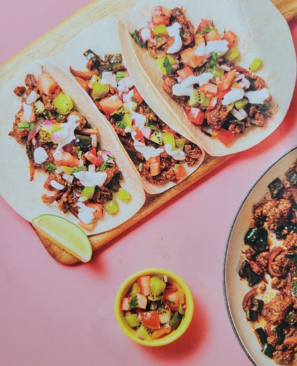 Beef and Poblano Tacos