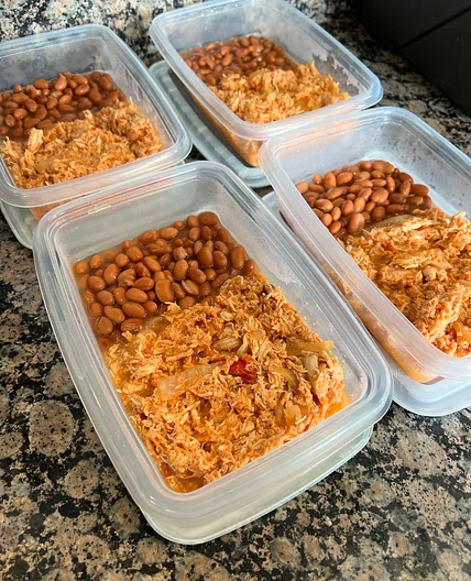 Chicken Tinga & Beans