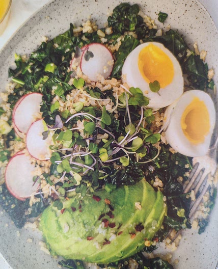 Miso Quinoa Bowls with Kale and Eggs