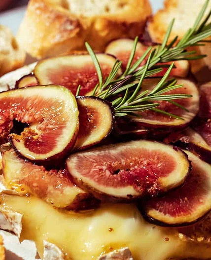 Baked Brie with Fig Jam and Honey Recipe
