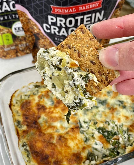Healthy Spinach & Artichoke Dip
