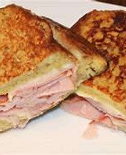Ham, Swiss and Pear Sandwich