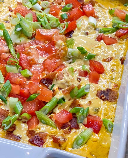 Chicken, bacon cheesy dip 
