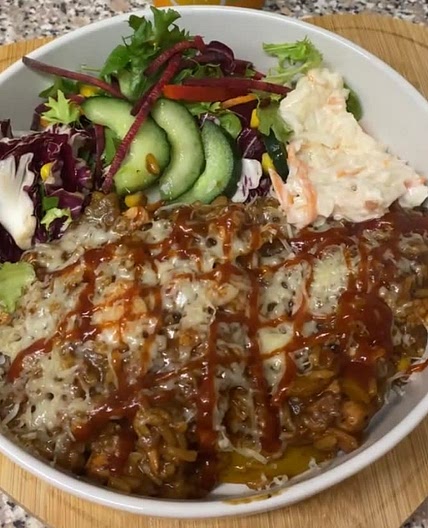 BBQ Chicken & Rice Bowl 🧡