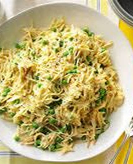Creamy Skillet Noodles with Peas