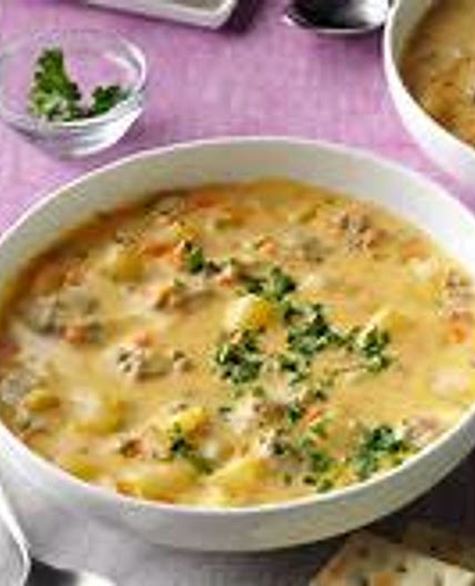Big Batch Cheeseburger Soup