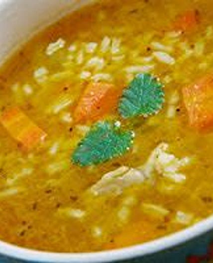 Mulligatawny Soup and Grilled Cheese
