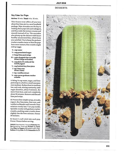 Key Lime Ice Pops