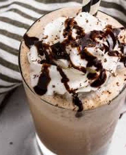 Frozen Creamy Mocha “ normal & dairy free version “