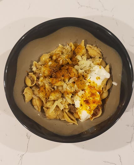 Creamy Lamb Pasta