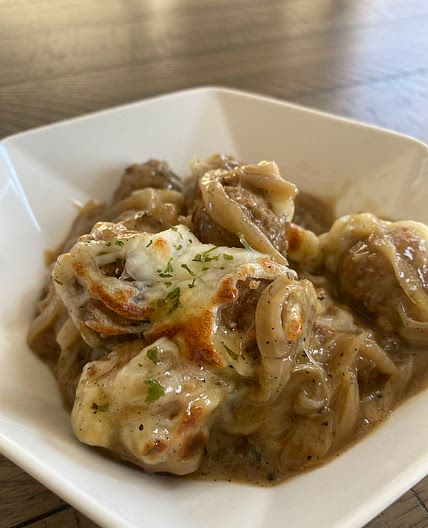 WIC Approved French Onion Meatballs